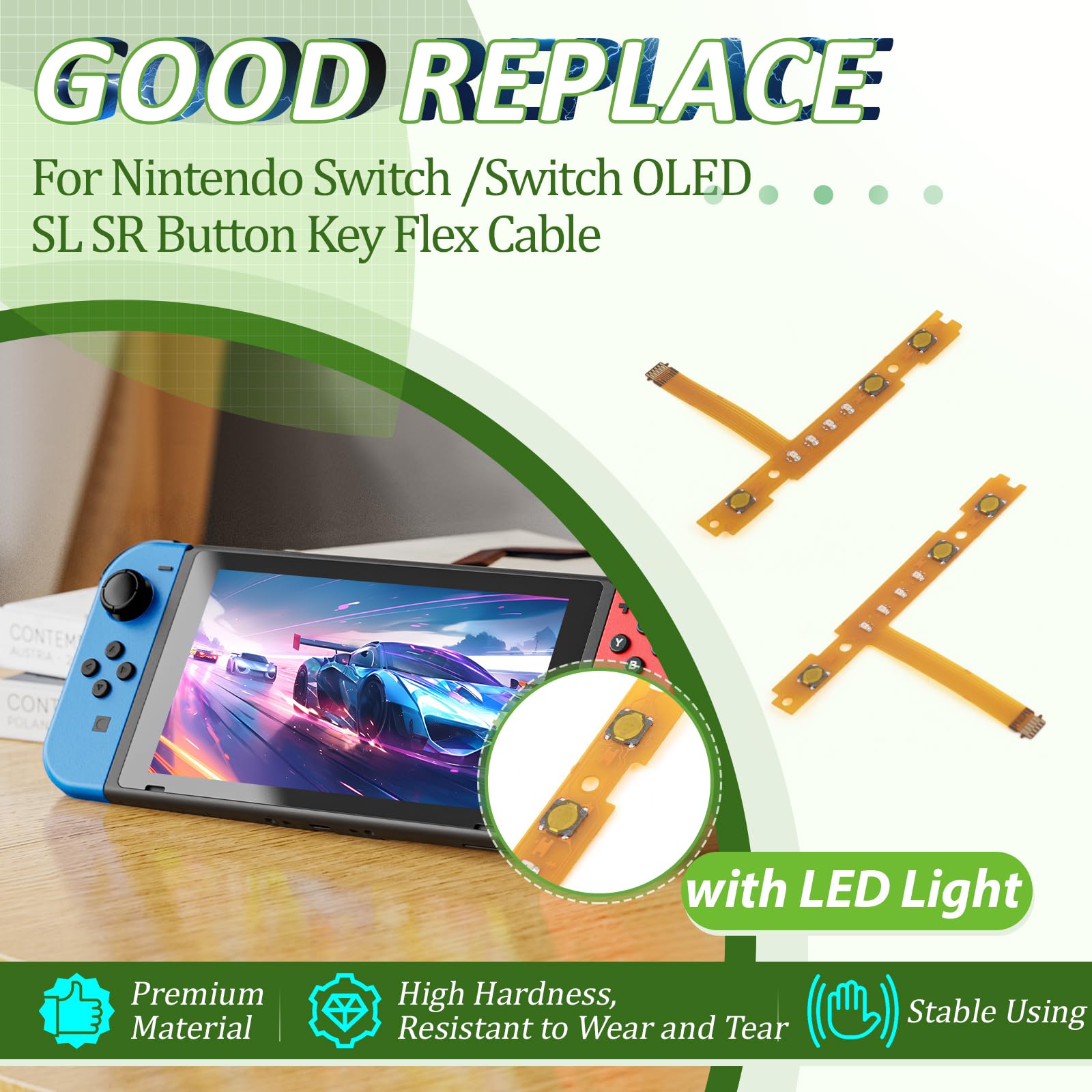 Amazon.com: SL SR Left Right Button Flex Cable for Nintendo Switch